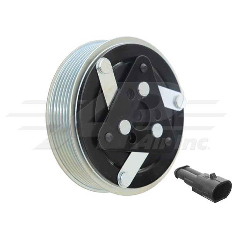 4.50 Clutch With 12V Coil, 6 Groove SD7H15, Keyed Shaft for Case IH & Ford/New Holland