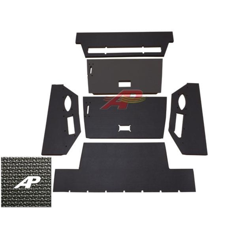 6 Piece Headliner – Black Basketweave for International 117632C4