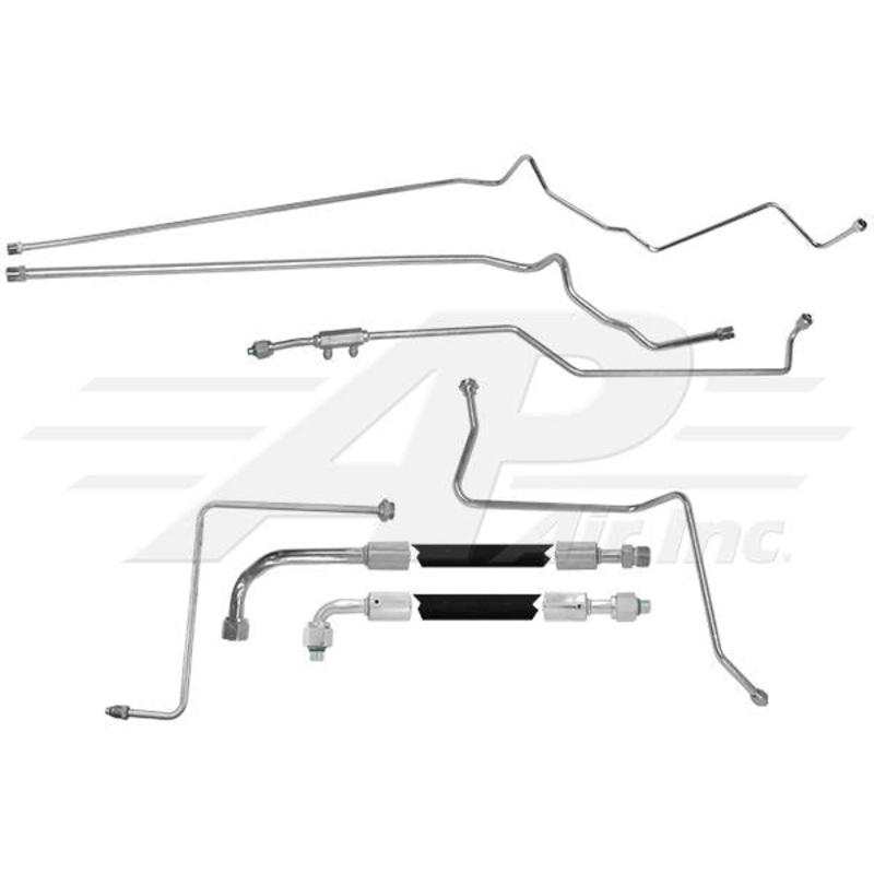 7 Piece Hose And Steel Line Cab Kit for John Deere