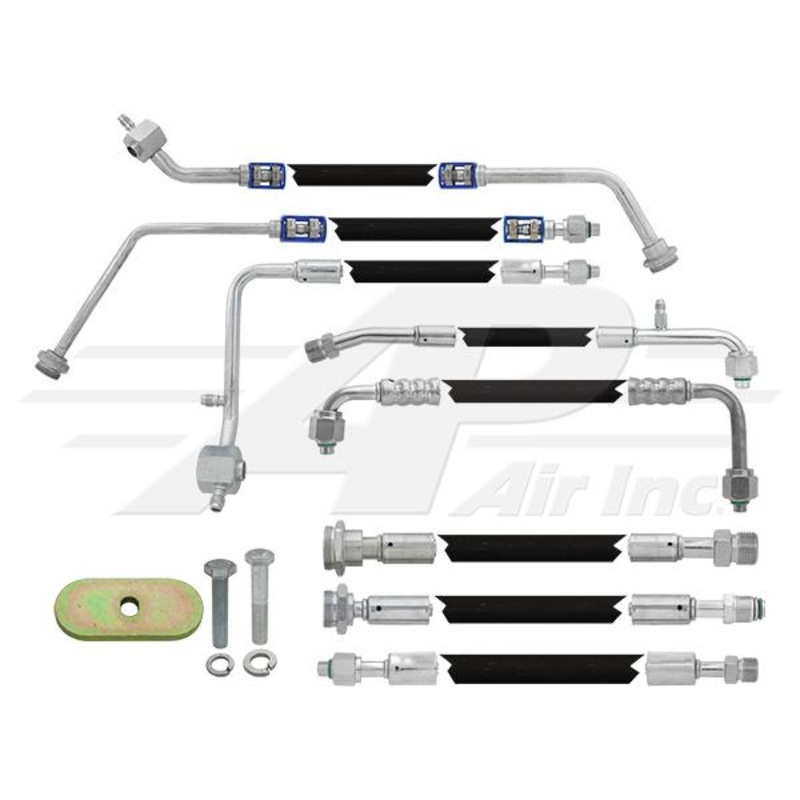 8 Piece All Rubber Complete Hose Kit for John Deere