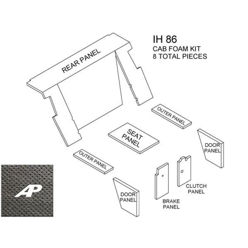 86 Series Cab Kit – Black for International