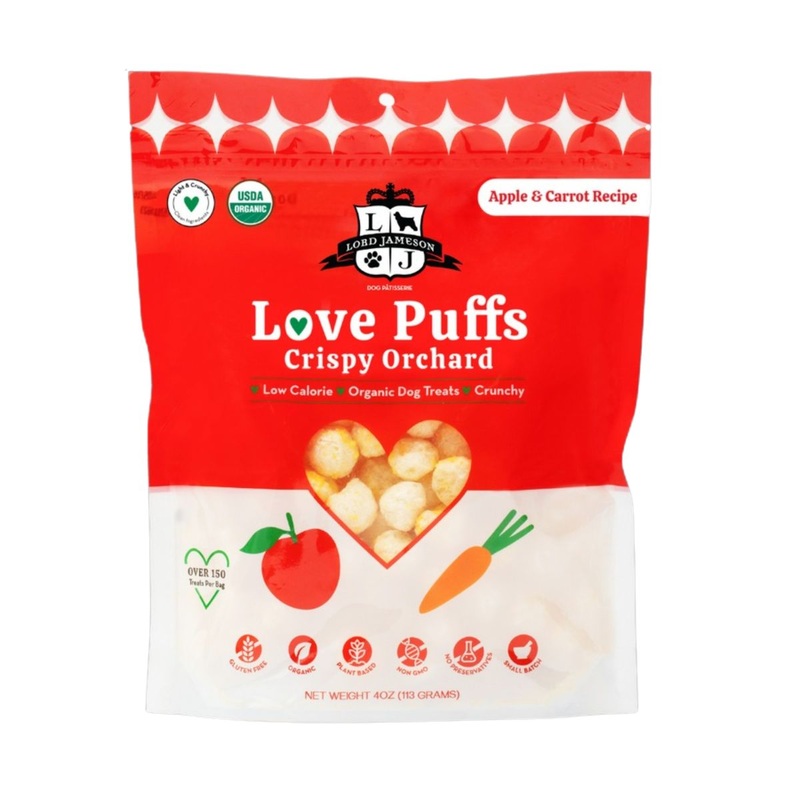 Lord Jameson Crispy Orchard Organic Dog Treats 4oz