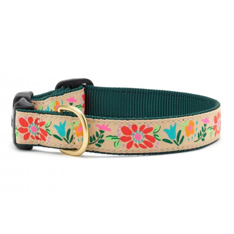 Up Country Tapestry Floral Dog Collar X-Small (6-12) 5/8