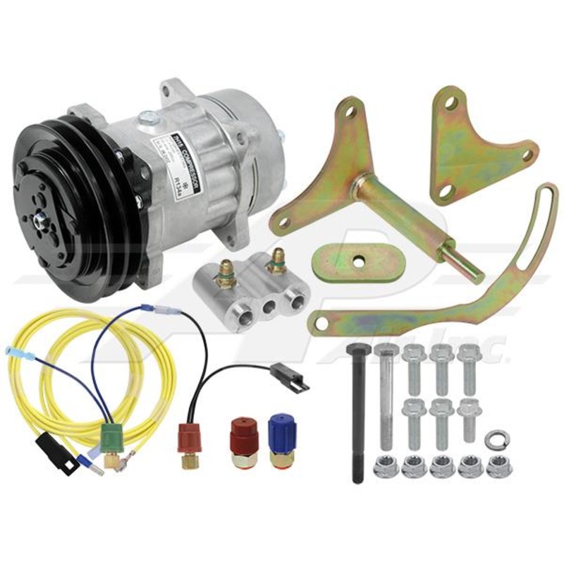 A6 to Aftermarket Sanden Conversion Kit for John Deere