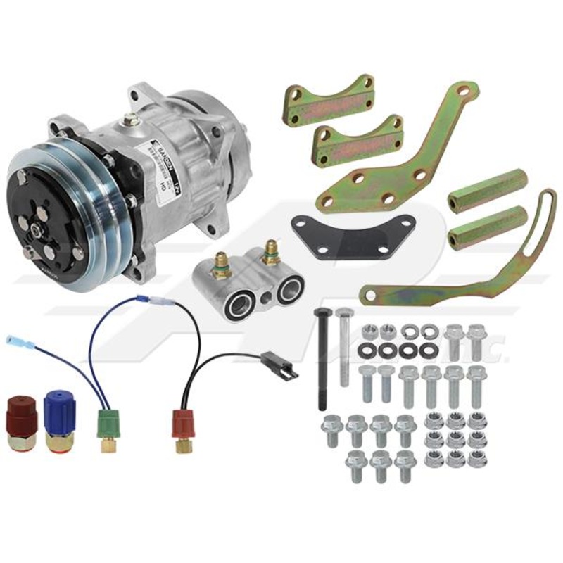 A6 to Sanden Conversion Kit 12V, 5 1/4 for Agco/Allis & Massey Ferguson