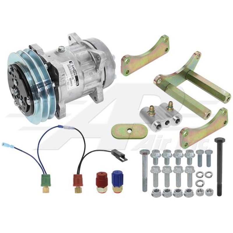 A6 to Sanden Conversion Kit 12V for Massey Ferguson & Agco/Allis