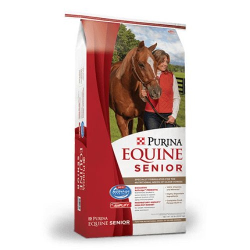 Purina Equine Senior Horse Feed 50lb