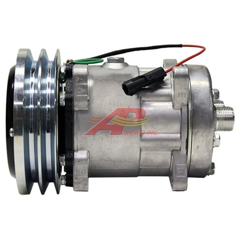 SD7H15Hd, 6 2 Groove Clutch, 24V, Horizontal Tube O-Ring for Case IH & Ford/New Holland