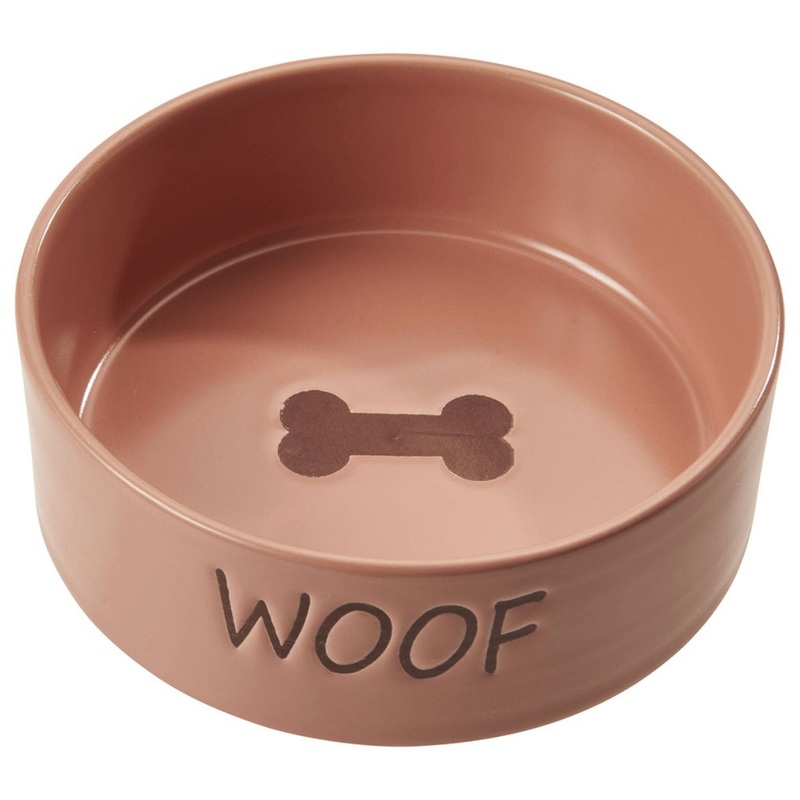 Spot Bowl Portofino Blush Pink Dog Dish 5