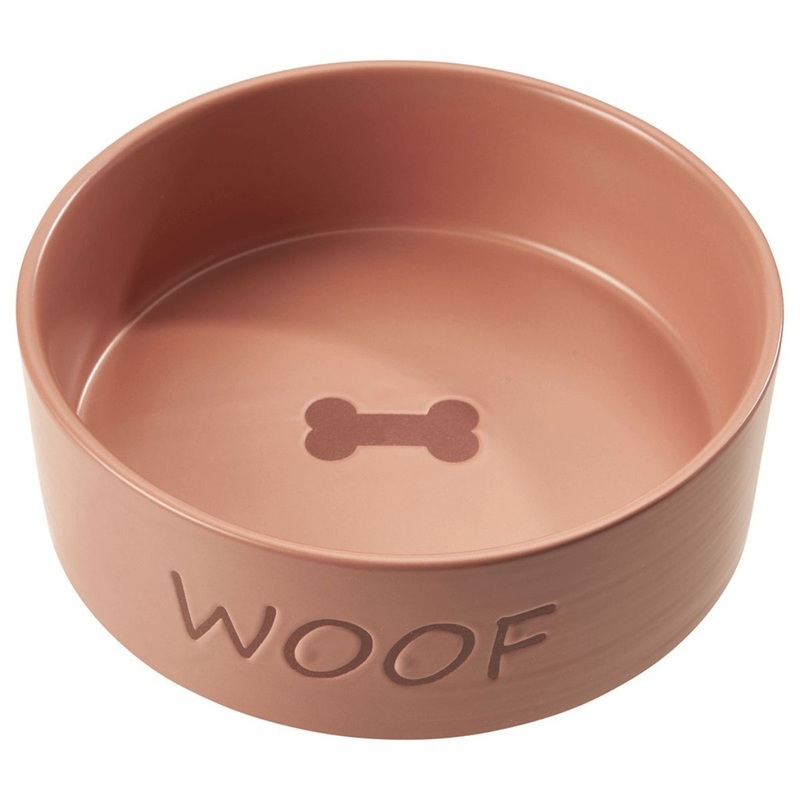 Spot Bowl Portofino Blush Pink Dog Dish 7
