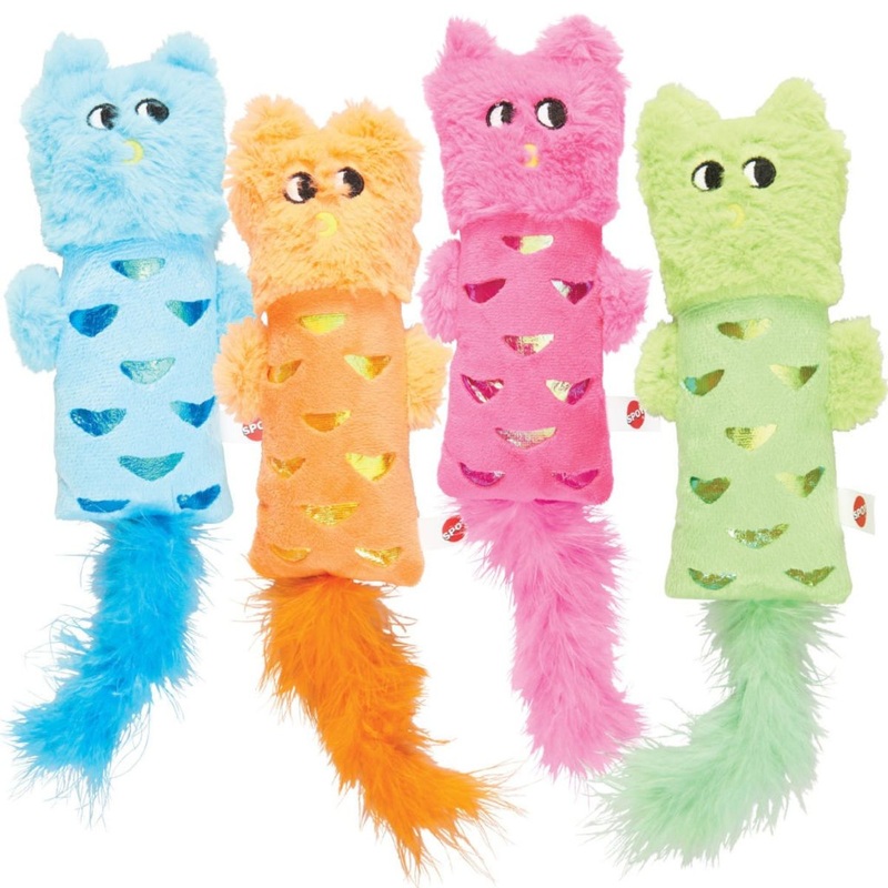 Spot Hug N Kick Shimmer Glimmer Cat Toy