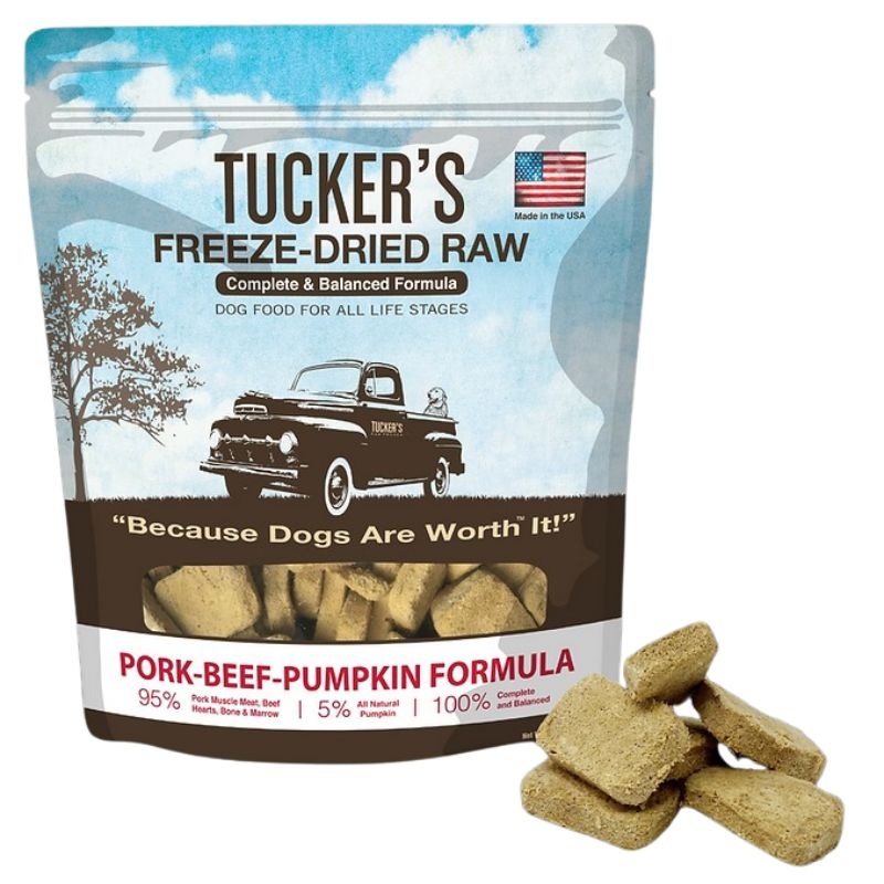 Tucker’s Freeze Dried Pork Beef Pumpkin Raw Dog Food 14oz