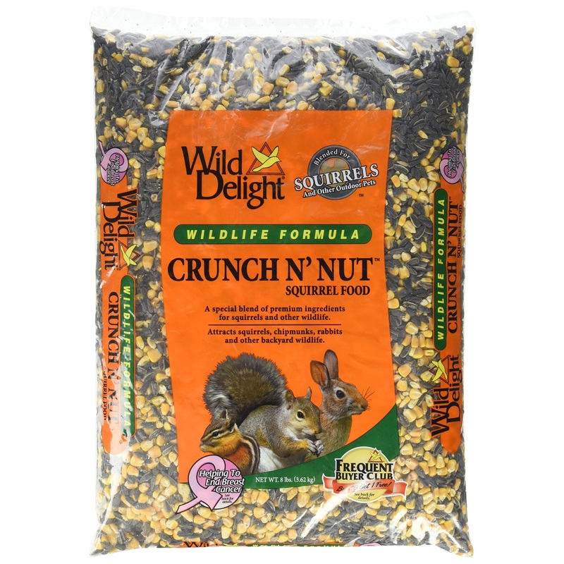 Wild Delight Crunch N’ Nut Squirrel Food, 8 Lb