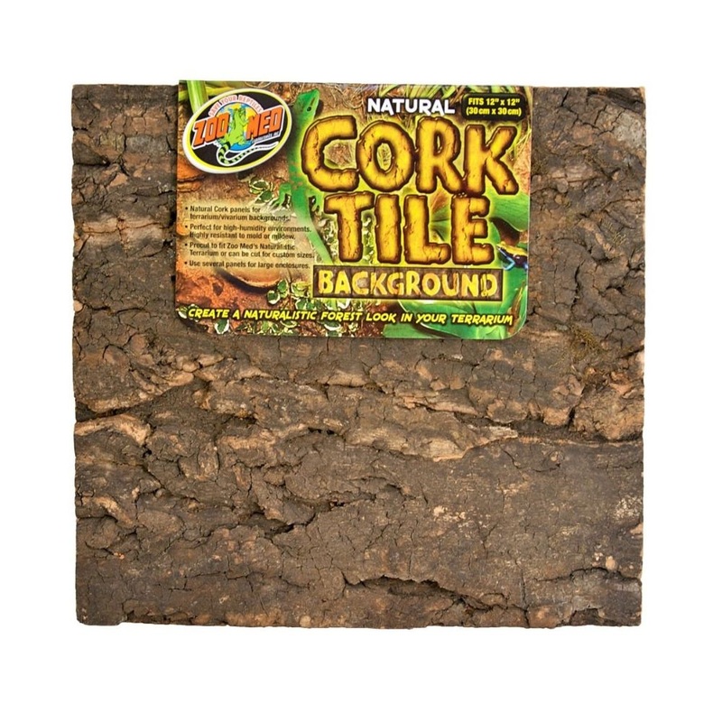 Zoo Med Natural Cork Tile 12X12 Background
