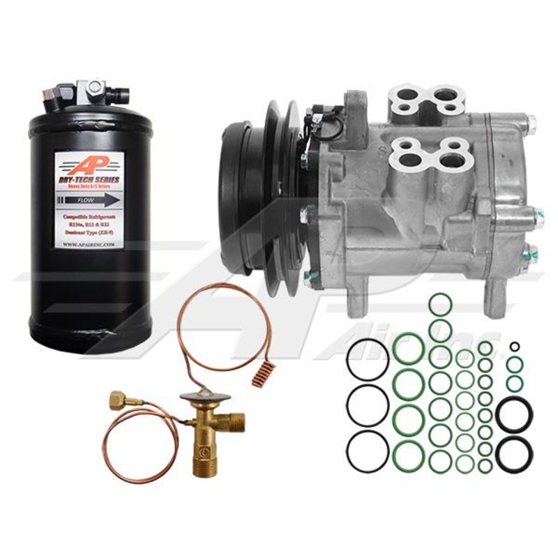 Air Conditioning Kit – Sanden Style Compressor for John Deere