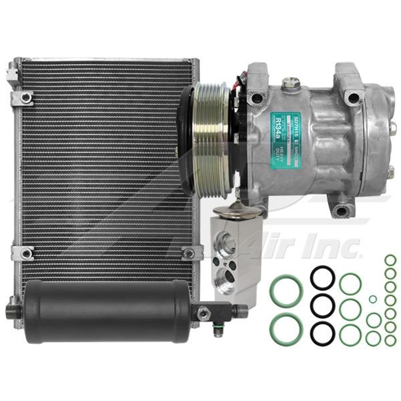 Air Conditioning Kit With Condenser – 6 Groove for Massey Ferguson