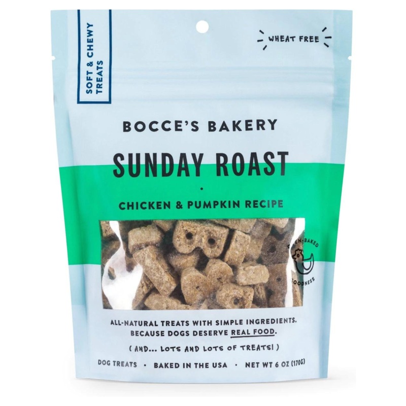 Bocce’s Sunday Roast Chicken & Pumpkin Soft Chewy Dog Treats