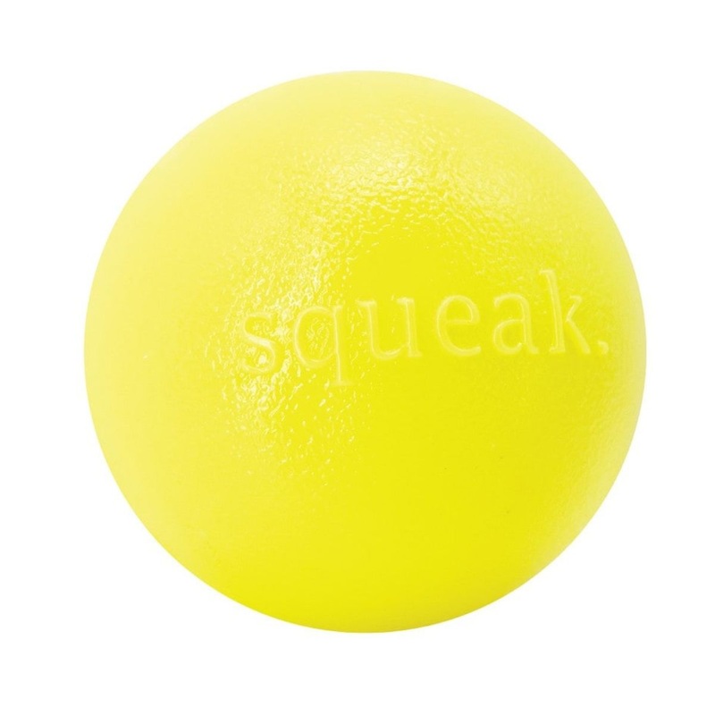Planet Dog Orbee Squeak Ball Yellow Dog Toy