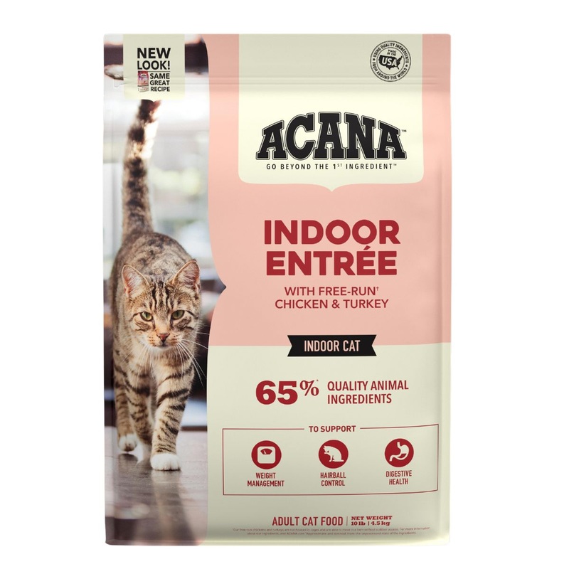 Acana Indoor Entree Dry Cat Food 10lb