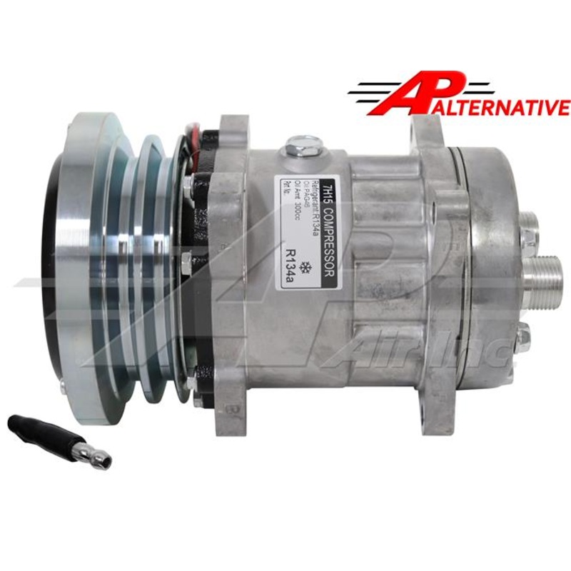 Alternative Compressor SD7H15 – 132Mm, 2 Groove Clutch 12V for Ford/New Holland & Massey Ferguson