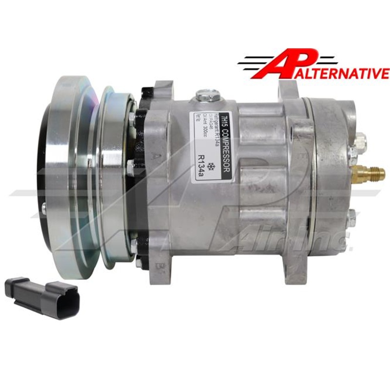 Alternative Compressor SD7H15 – 138Mm, Single Groove Clutch 12V for Caterpillar & Claas