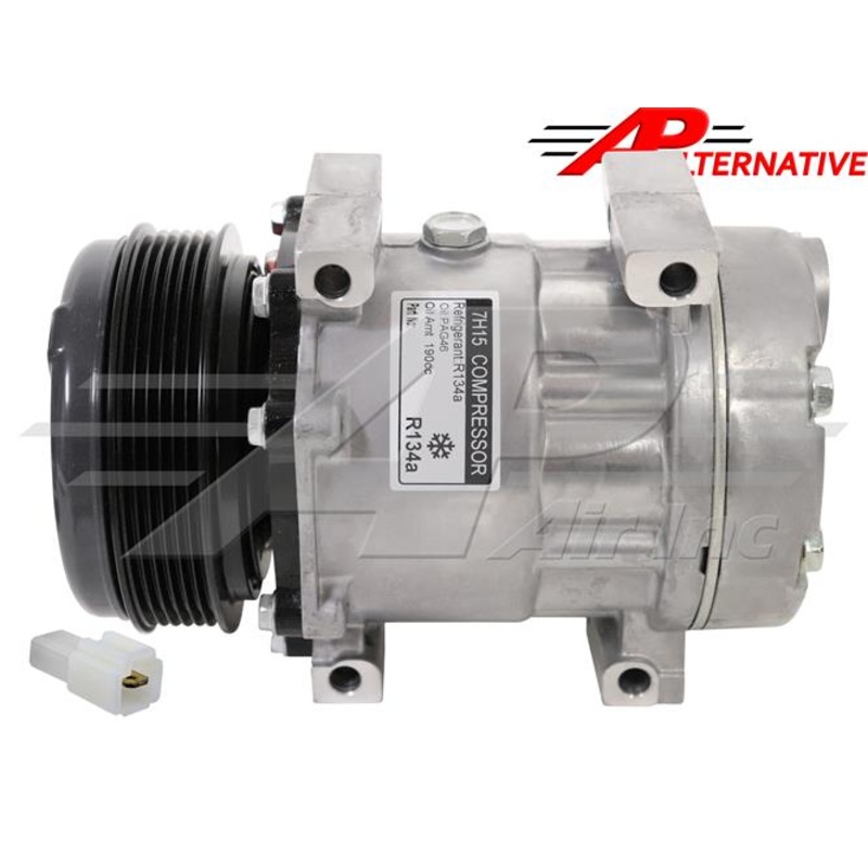 Alternative Sanden Compressor SD7H15 – 120Mm, 6 Groove Clutch 12V for Massey Ferguson & Agco/Allis