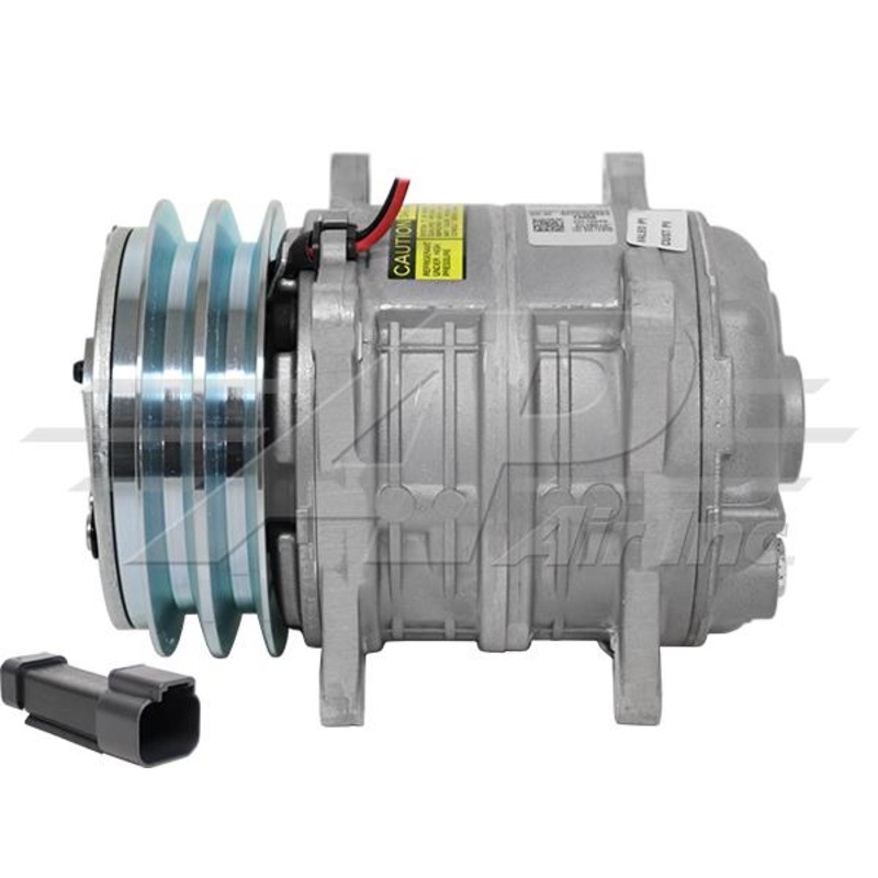 Alternative Seltec Compressor Tm-08 – 127Mm, 2 Groove Clutch, 12V for Caterpillar