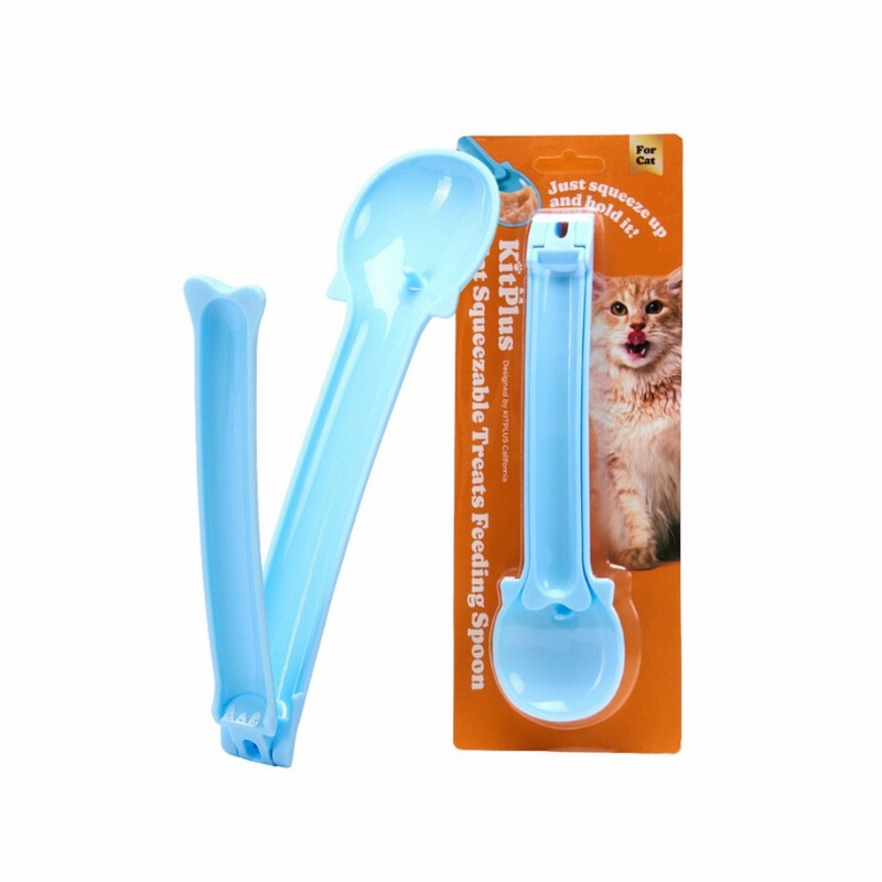 Injoya Cat Squeezable Lickable Treats Feeding Spoon