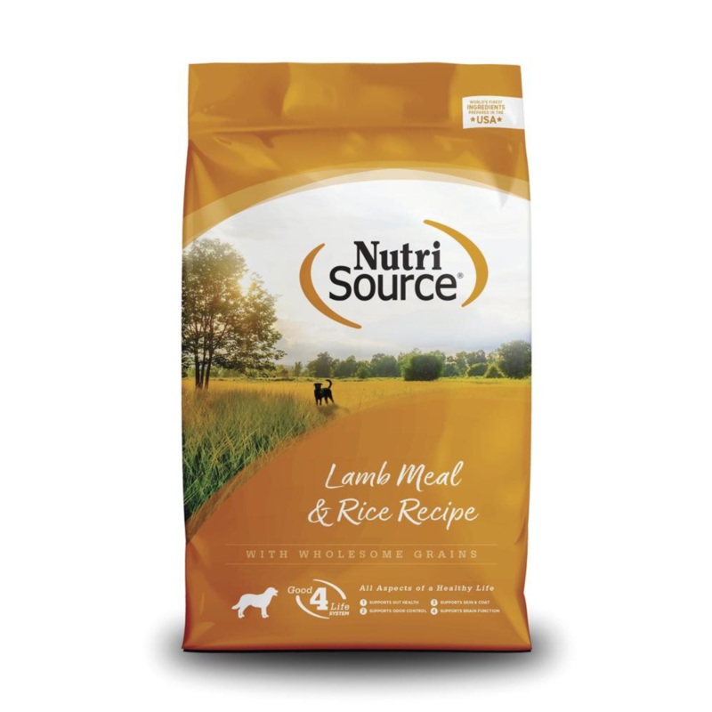 NutriSource Lamb Meal & Rice Dry Dog Food – 4 lb.