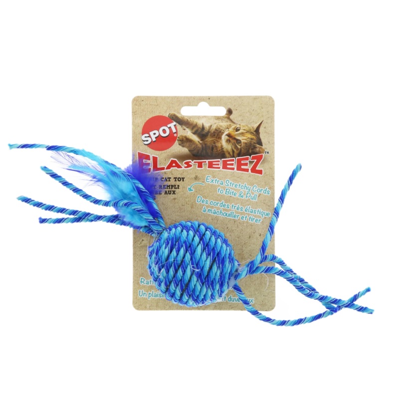 Spot Elasteeez Ball Feather Cat Toy