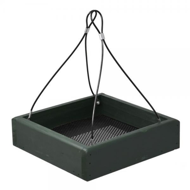 Gold Crest Petite Green Hanging Tray Feeder