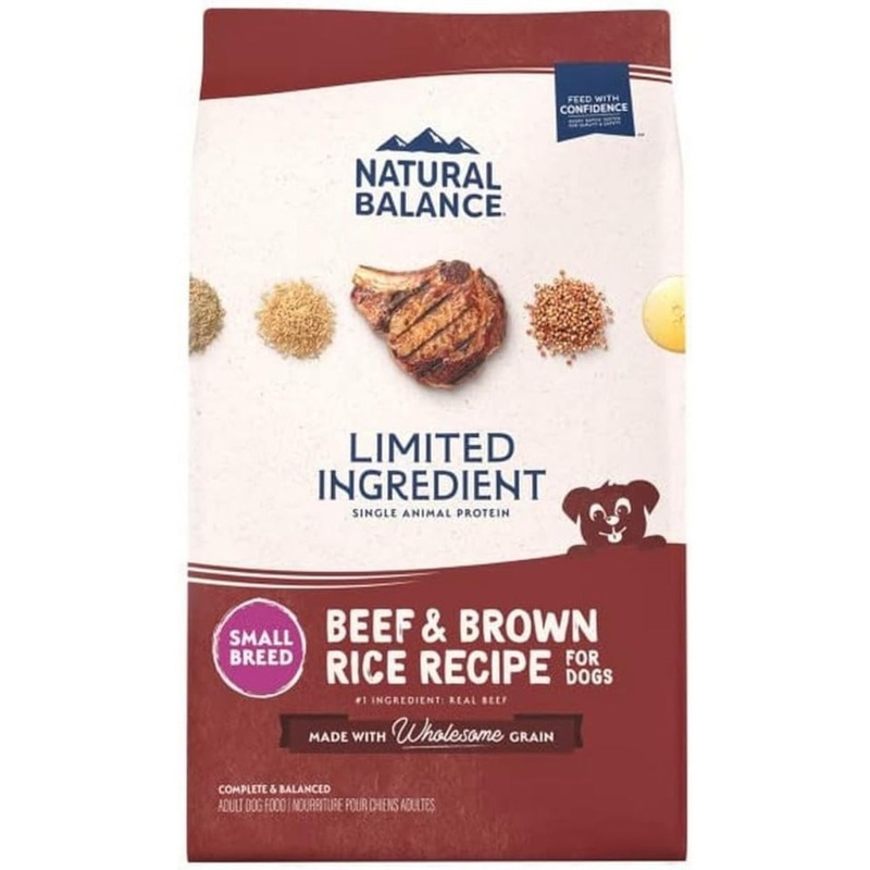 Natural Balance Dry Dog Food – Beef & Brown Rice Small Breed – 4lb