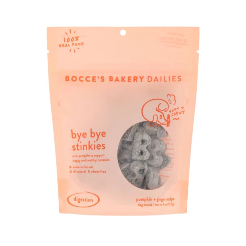 Bocce’s Bakery Bye Bye Stinkies Soft & Chewy Treats for Dogs 6oz
