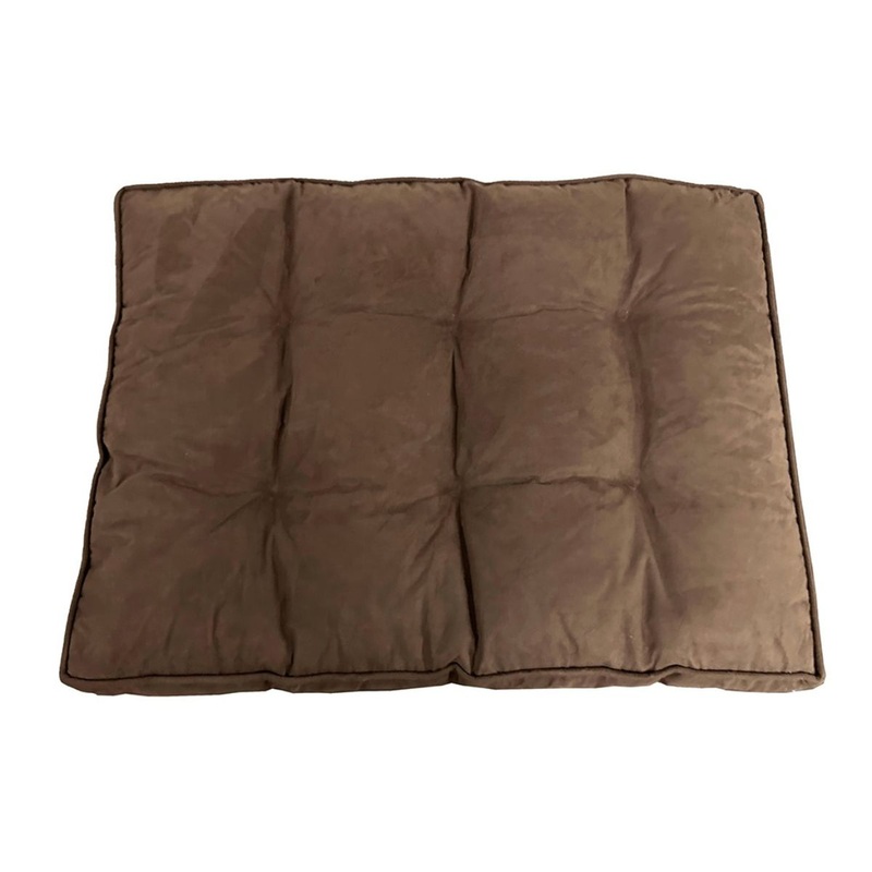 Ethical Pet Sleep Zone Luxe Faux Sued Pillow 38 Chocolate