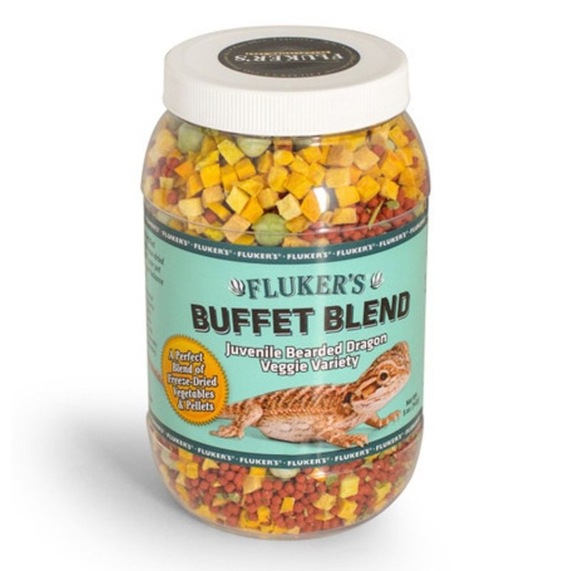 Fluker’s Buffet Blend Veggie Variety for Juvenile Bearded Dragons 5oz