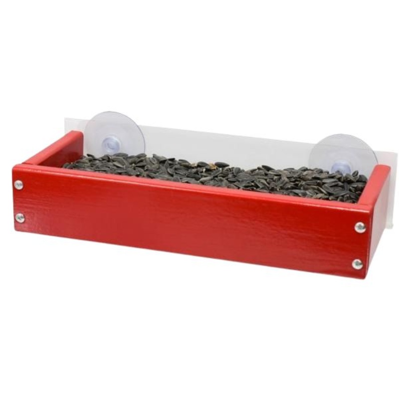 Gold Crest Standard Red Window Feeder