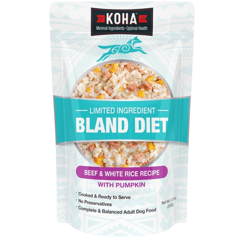 Koha Limited Ingredient Bland Diet Beef & White Rice Wet Dog Food 12.5oz