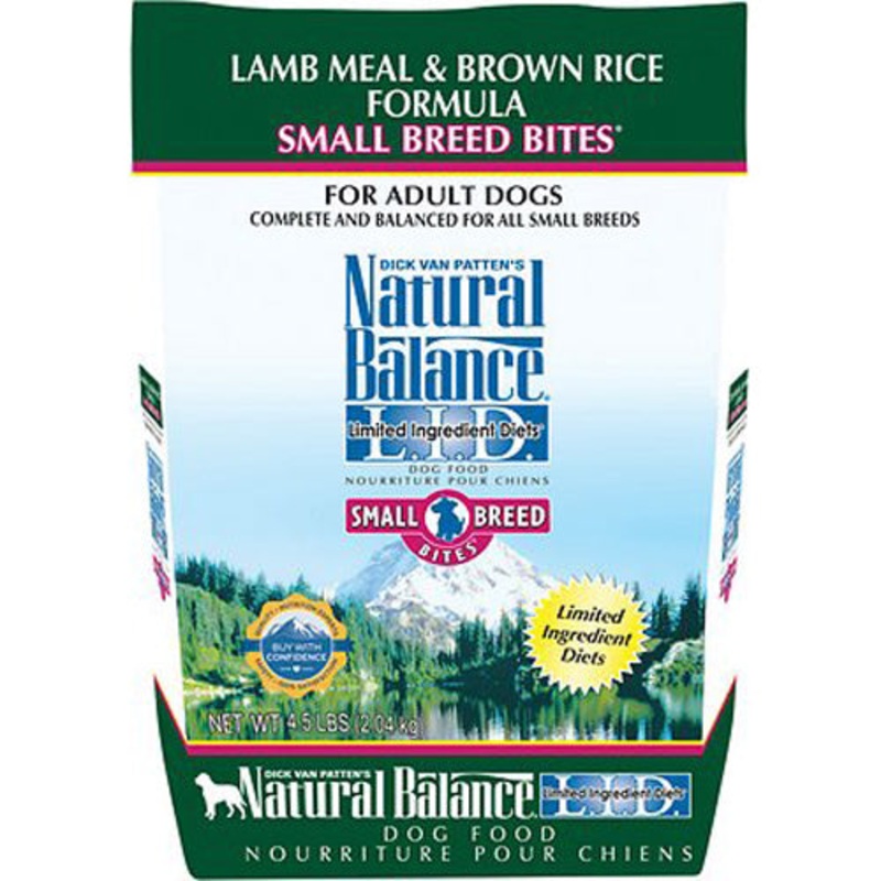 Natural Balance LID Limited Ingredient Small Breeds Dry Dog Food – Lamb & Rice – 12lb