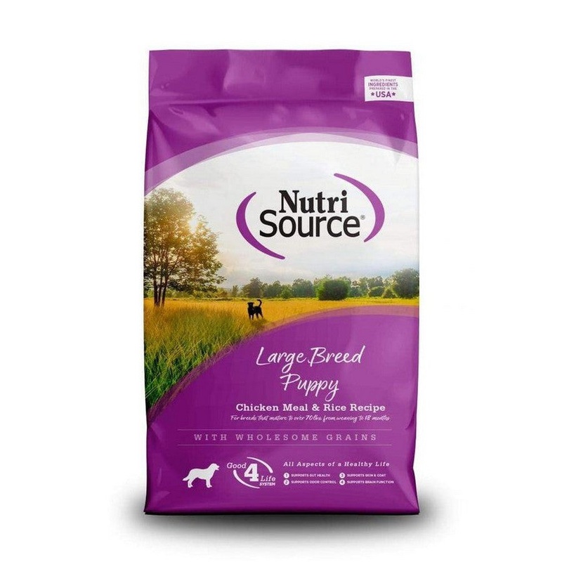 NutriSource Large Breed Puppy Chicken Rice Dry Dog Food 4lb