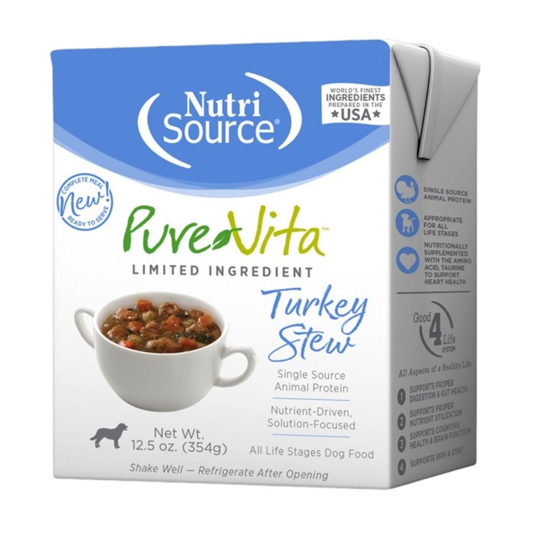 PureVita TetraPak Pork Entree Limited Ingredient Wet Dog Food 12.5oz
