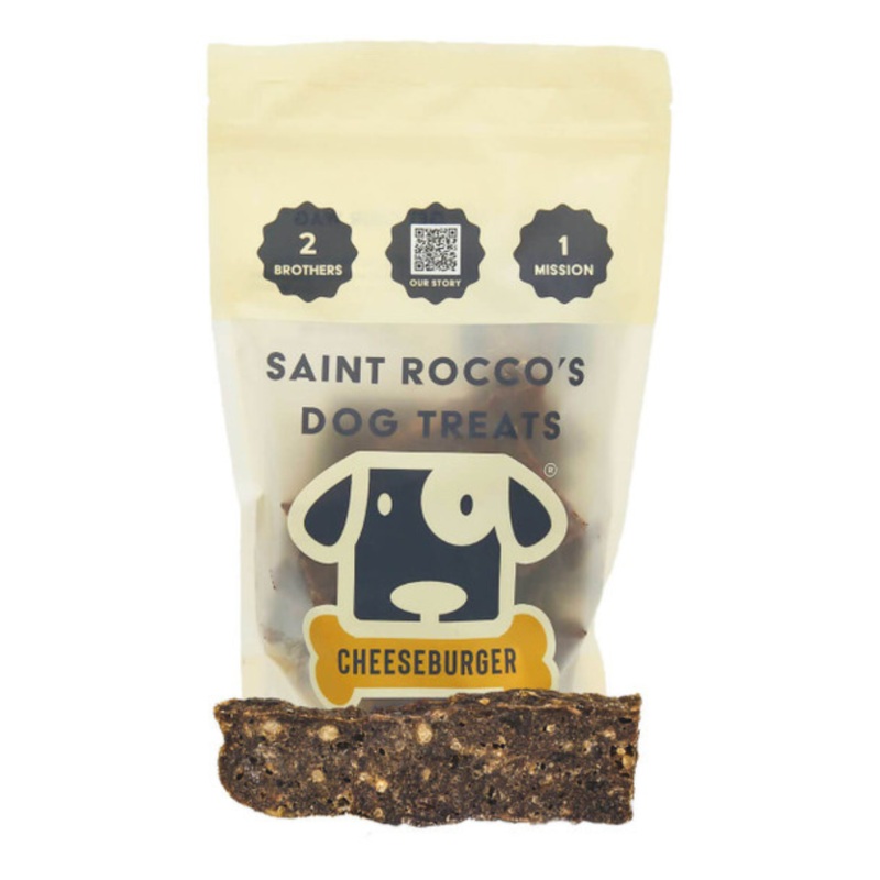 Saint Rocco’s Cheeseburger Dog Treats, 16 oz