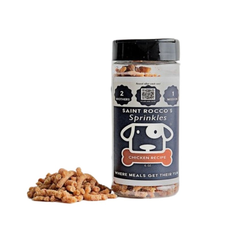 Saint Rocco’s Chicken Sprinkles Dog Treats 6oz