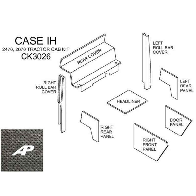 Cab Kit – Black for Case IH