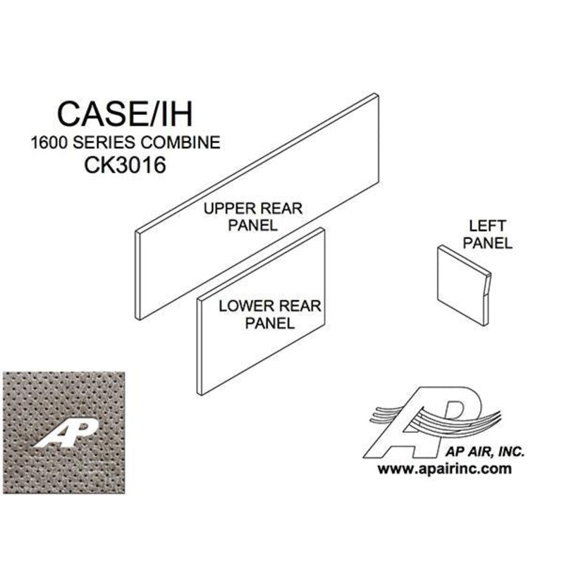 Combine Lower Cab Kit – Berkshire Gray for International & Case IH