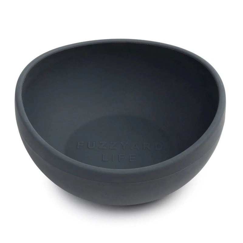 FuzzYard Life Silicone Bowl Small Slate Grey
