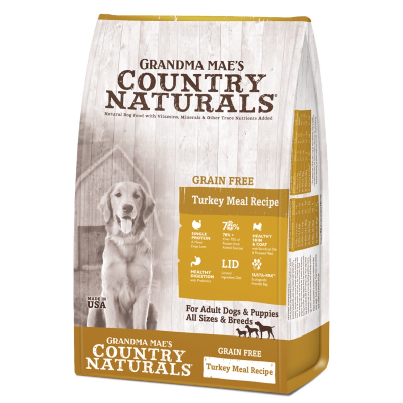Grandma Mae’s Limited Ingredient Turkey Dry Dog Food 25lb