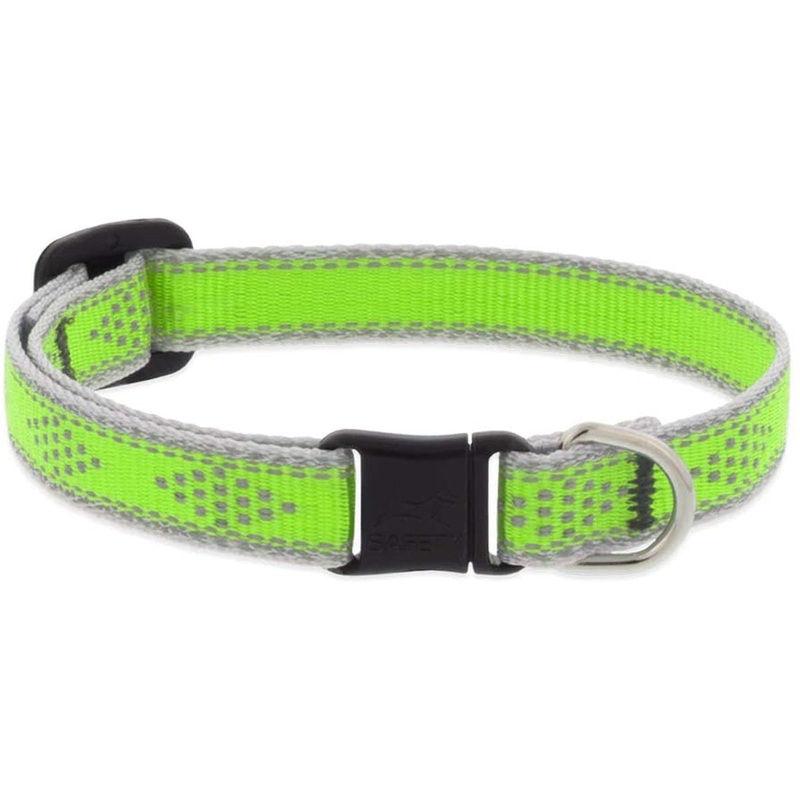 Lupine Reflective Cat Collar 1/2 X 8-12 Green Diamond