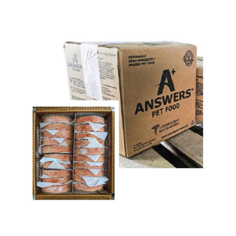 A+ Answers Detailed Raw Beef Dog Food 20 lb