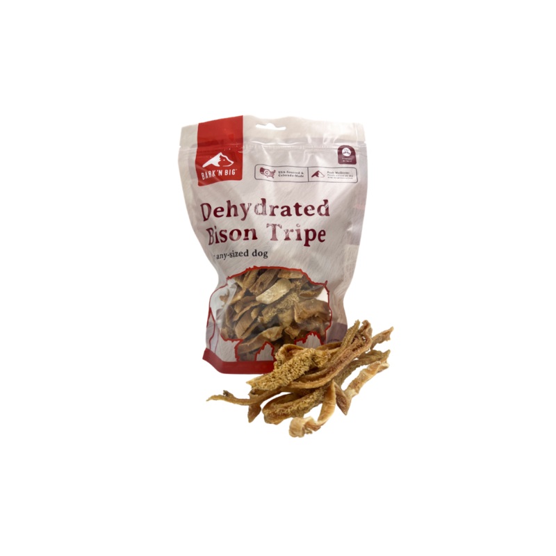 Bark’NBig Bison Tripe 10oz Dog Treat