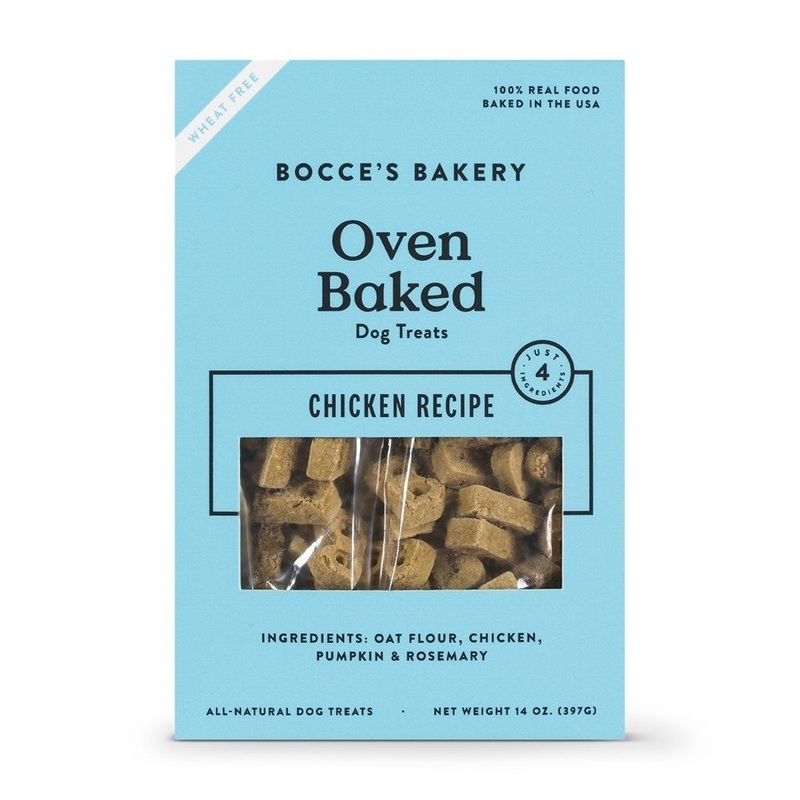 Bocce’s Bakery Crunchy Biscuits Dog Treats Chicken 14 oz Box